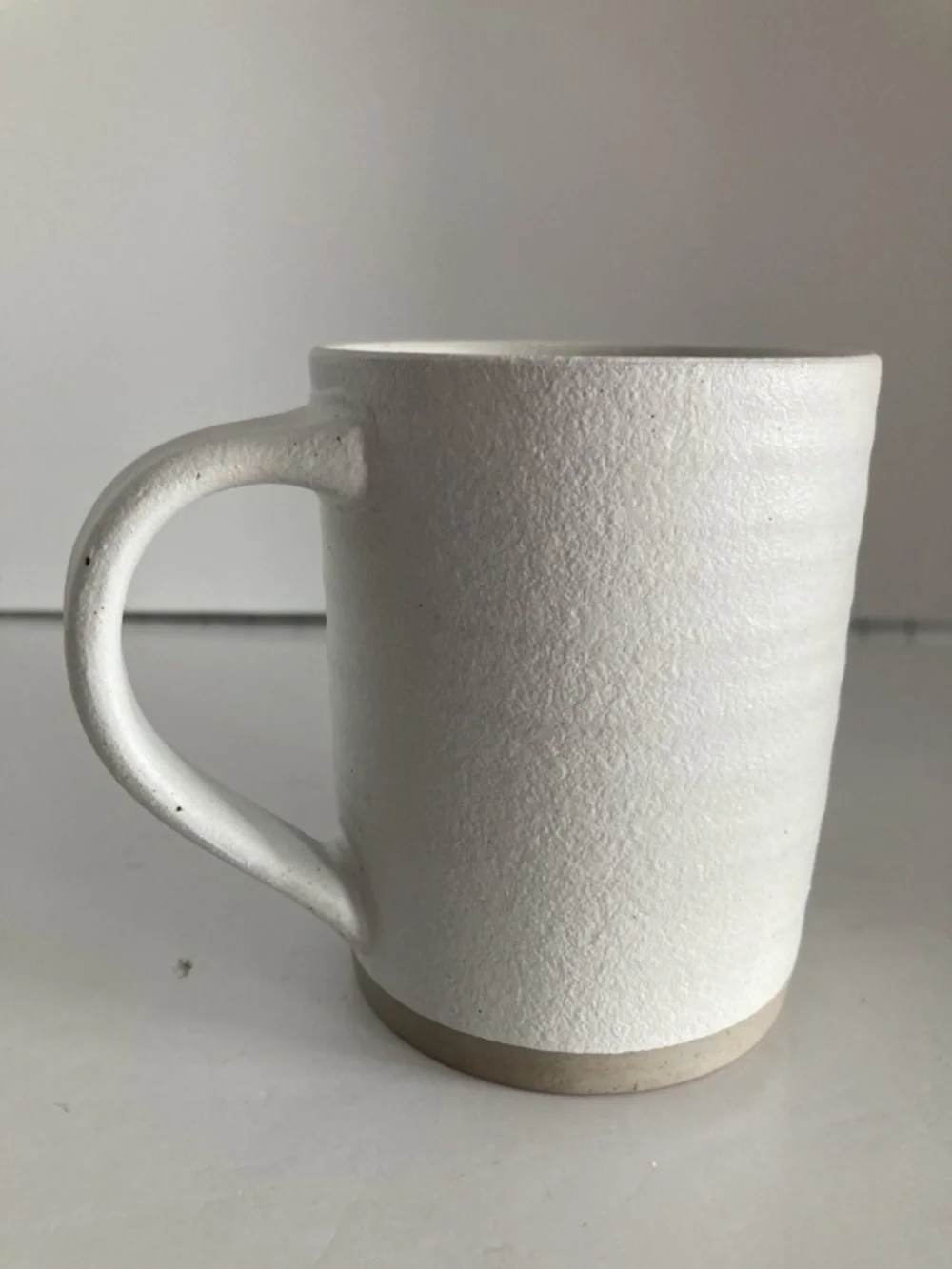 Pottery Barn Farmstead Rabbit Mug Bunny Ears Stoneware 16oz Off-White EUC